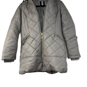 Details Gray Quilted Jacket